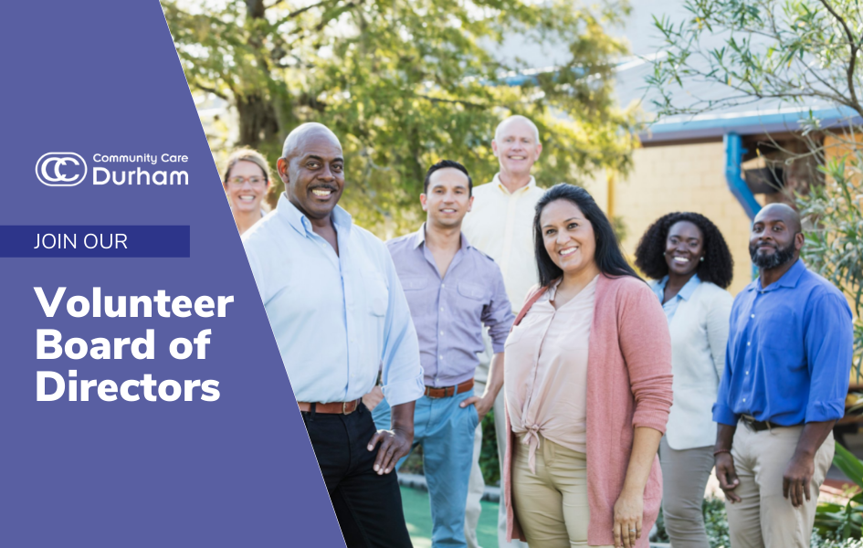 Join our Volunteer Board of Directors - image of a group of professionals.